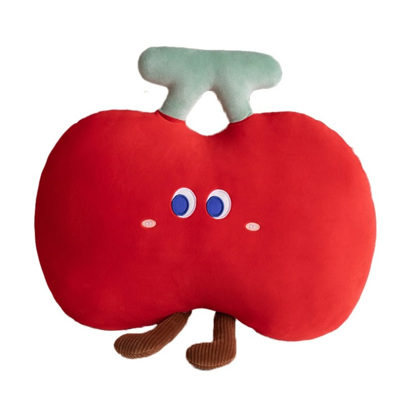 1pc Cute Food-Themed Pillow - Cherry, Mango, Bread & Cookie Doll Stuffed Bedspread Suitable for ' Room,, Themed Decor - Hand Wash Only, Multi-Style Options