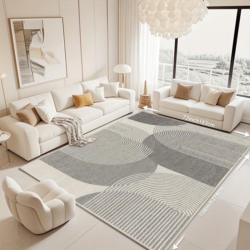 Area Rug That Can Be Machine Washed, Featuring a And Spill-Resistant Surface, Non-Slip Backing, And Properties, Ideal for Living Rooms, Bedrooms, Kitchens, Or Dining Areas. Suitable for Outdoor Patio Decor