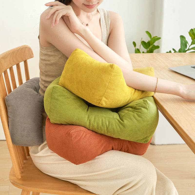 2pcs Thickened Multifunctional Pillow, Suitable for Long-term Sitting, Lumbar Support Equipment for Pregnant Women, Cotton Seat Pillow, Nap Pillow, Soft and Comfortable, Valentine's Day Gift, Easter Gift, Suitable for All Seasons