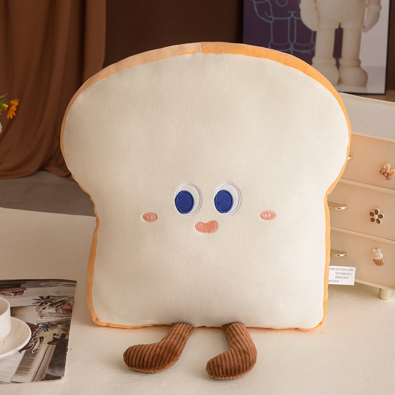 1pc Cute Food-Themed Pillow - Cherry, Mango, Bread & Cookie Doll Stuffed Bedspread Suitable for ' Room,, Themed Decor - Hand Wash Only, Multi-Style Options
