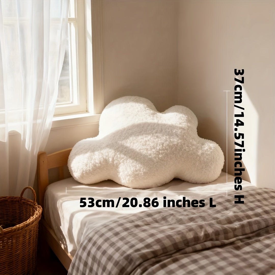 White Cloud Pillow Cloud Decorative Pillow Large White Cloud Shape Pillow Cushion 20.87x14.57inch