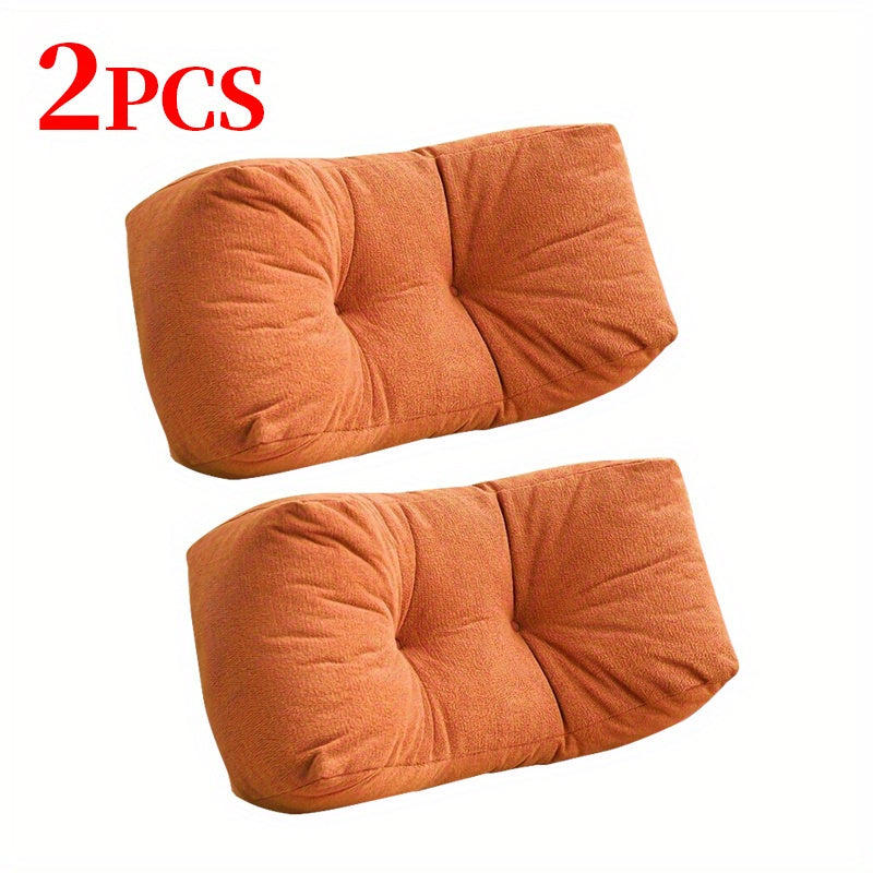 2pcs Thickened Multifunctional Pillow, Suitable for Long-term Sitting, Lumbar Support Equipment for Pregnant Women, Cotton Seat Pillow, Nap Pillow, Soft and Comfortable, Valentine's Day Gift, Easter Gift, Suitable for All Seasons