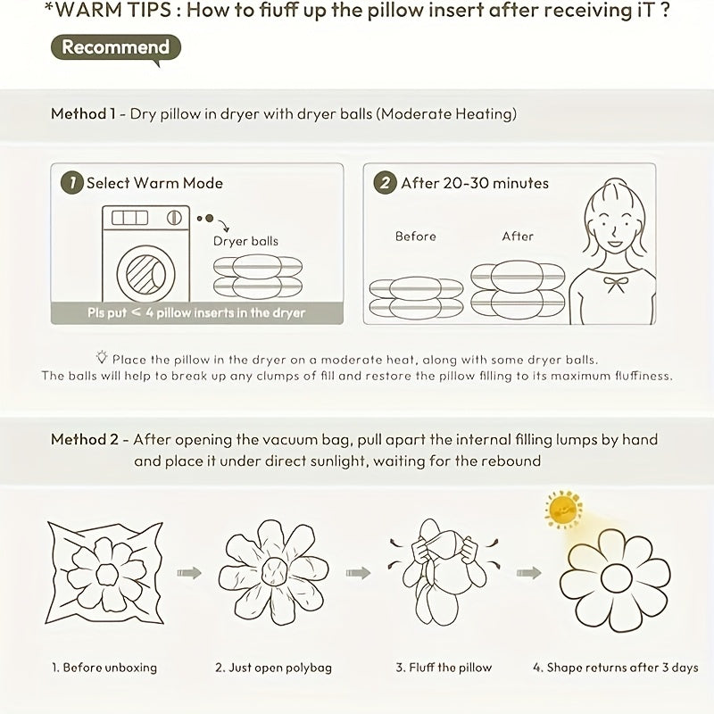 1pc Flower Throw Pillow, Flower Shaped Pillow, Floor Pillow, Seat Cushion, Cute Aesthetic Pillow As Room Decor, Decorative Pillows for Bed Sofa Couch, Throw Pillows Floor Pillows & Cushions