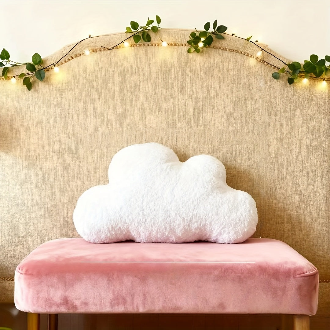 White Cloud Pillow Cloud Decorative Pillow Large White Cloud Shape Pillow Cushion 20.87x14.57inch