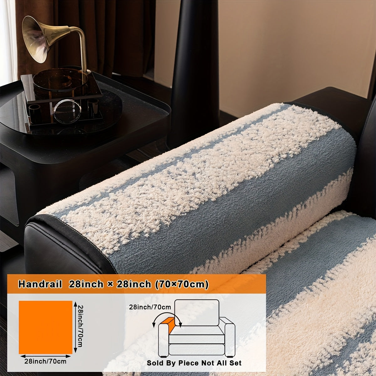 1pc Modern Plush Sofa Cushion Non-slip Breathable Pet Friendly for all Seasons Universal Machine Washable Sofa Protector Suitable For Armchairs And Sectional Sofas Suitable for Living Room Bedroom Study Room Home Decor Sofa Protector Cushion Cover