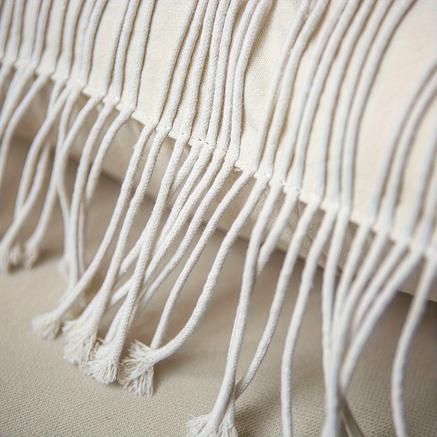 100% Handmade Crochet Boho Series with Tassels and Knot Throw Pillow 18x18in 45x45cm 1 pack