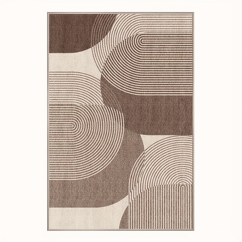 Area Rug That Can Be Machine Washed, Featuring a And Spill-Resistant Surface, Non-Slip Backing, And Properties, Ideal for Living Rooms, Bedrooms, Kitchens, Or Dining Areas. Suitable for Outdoor Patio Decor