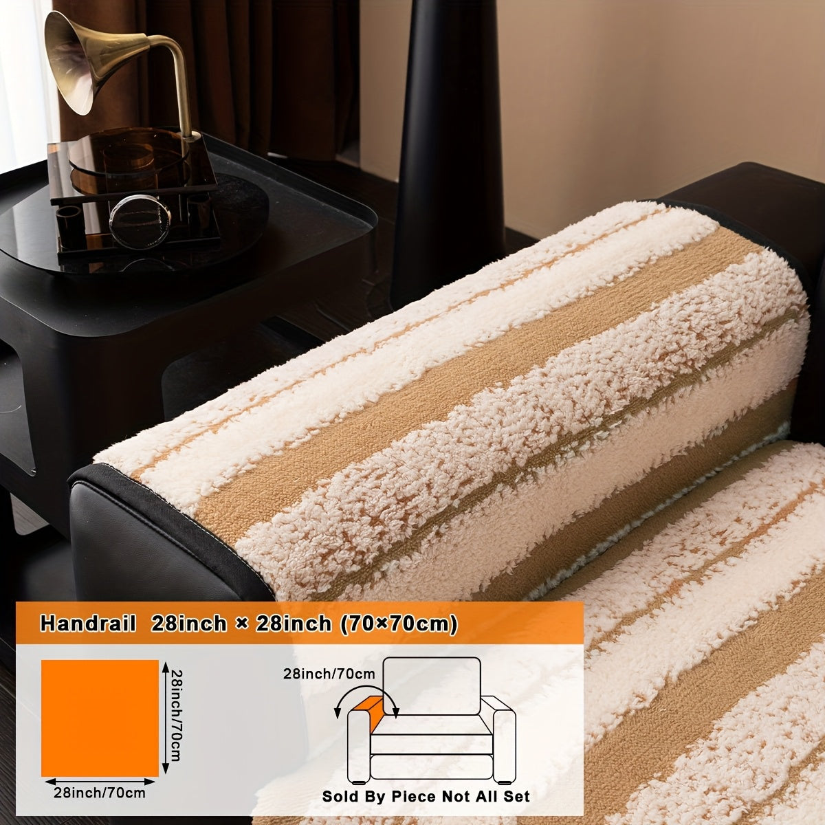 1pc Modern Plush Sofa Cushion Non-slip Breathable Pet Friendly for all Seasons Universal Machine Washable Sofa Protector Suitable For Armchairs And Sectional Sofas Suitable for Living Room Bedroom Study Room Home Decor Sofa Protector Cushion Cover