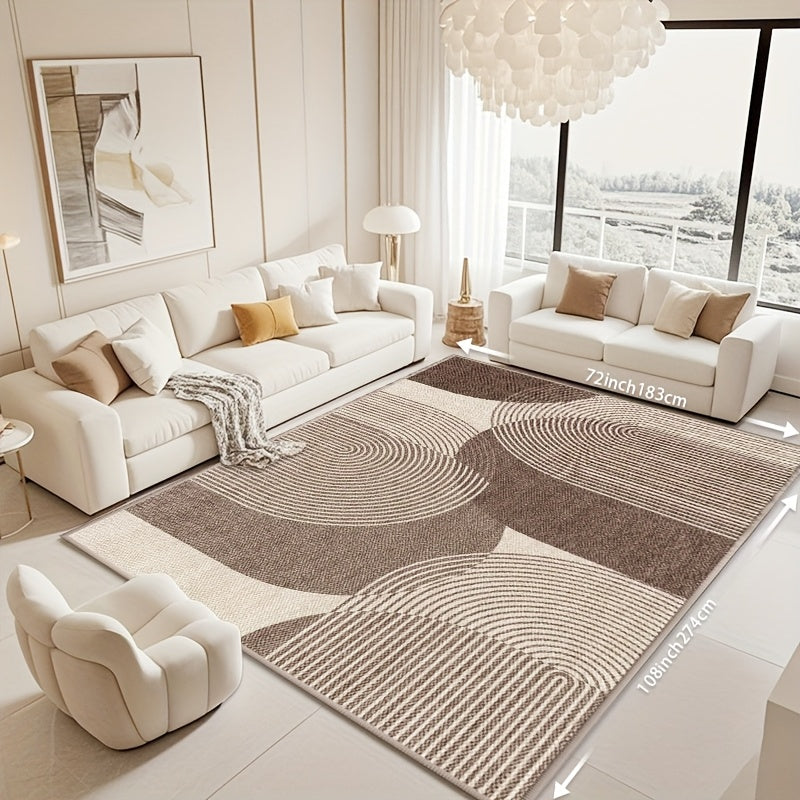 Area Rug That Can Be Machine Washed, Featuring a And Spill-Resistant Surface, Non-Slip Backing, And Properties, Ideal for Living Rooms, Bedrooms, Kitchens, Or Dining Areas. Suitable for Outdoor Patio Decor