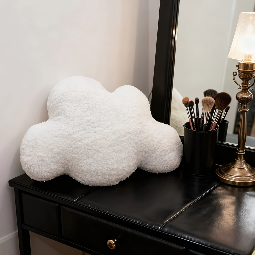 White Cloud Pillow Cloud Decorative Pillow Large White Cloud Shape Pillow Cushion 20.87x14.57inch